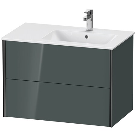 Duravit Xviu Wall-Mounted Vanity Unit Dolomiti Gray High Gloss XV41590B238
